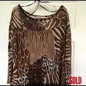 Dana Kay Plus Size Long Sleeve Tunic